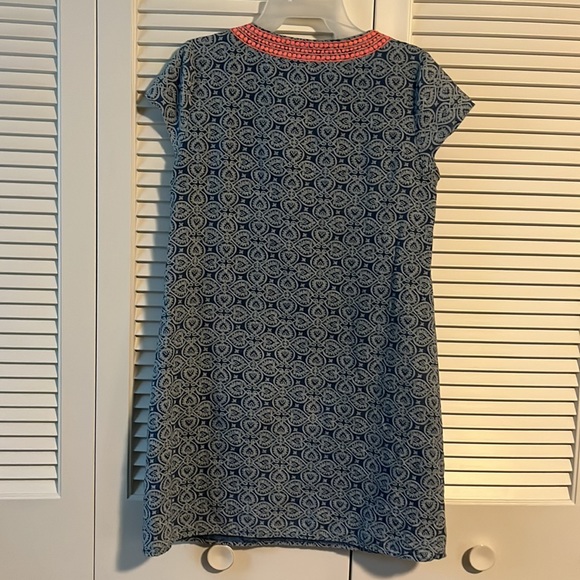 Vineyard Vines summer Tile Indio print linen dress - Picture 10 of 16